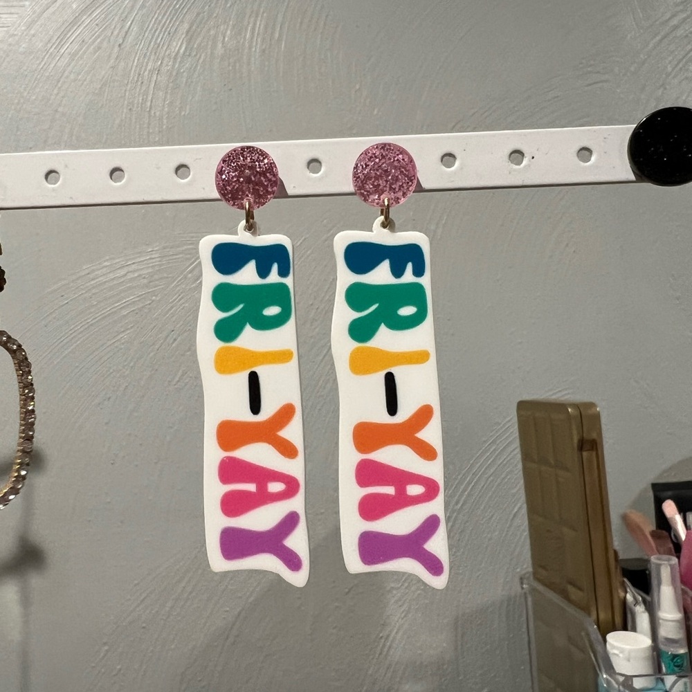 Colorful Fri-Yay Earrings